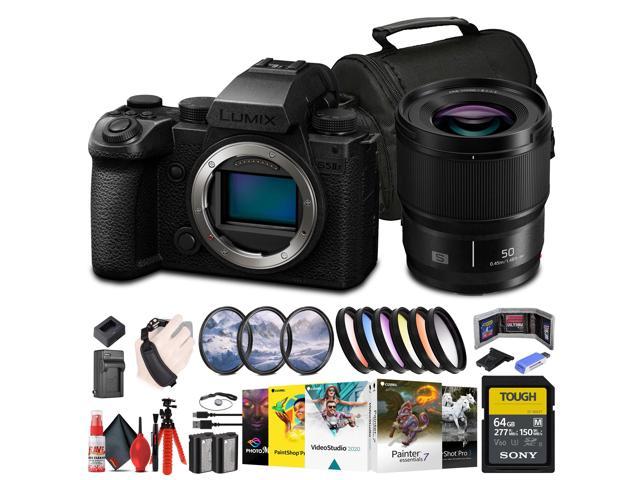 Photos - Other photo accessories Panasonic Lumix S5 IIX Mirrorless Camera +  Lumix S 50mm Lens + 6 