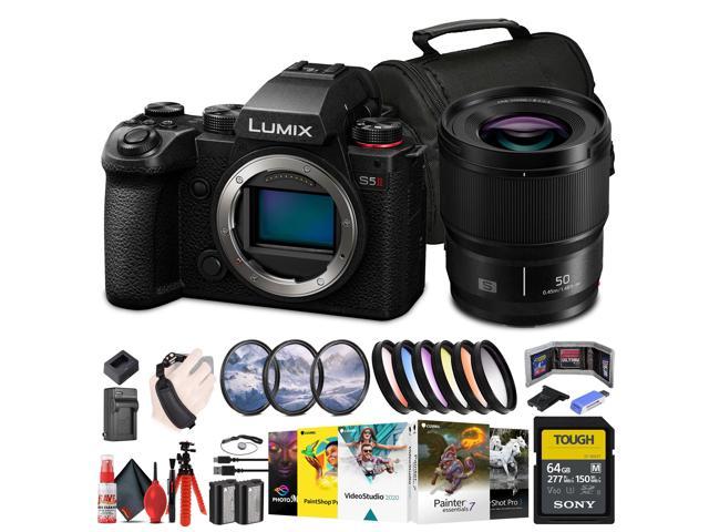Photos - Other photo accessories Panasonic Lumix S5 II Mirrorless Camera +  Lumix S 50mm Lens + 64 