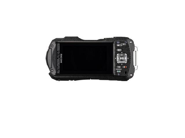 Ricoh WG-80 Waterproof Digital Camera (Black) with Tripod (International Model)