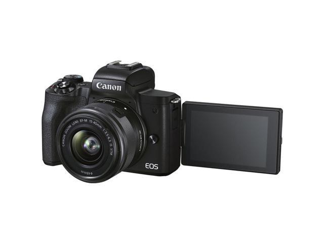 Canon EOS M50 Mark II Mirrorless Camera with 15-45mm Lens Content Creator Kit