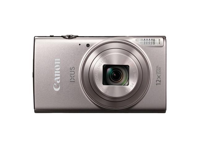 Canon PowerShot IXUS 285 HS A Digital Camera (Silver) + Case + More