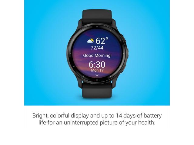 Garmin - Venu 3 GPS Smartwatch 45 mm Fiber-reinforced polymer - Stainless Steel and Black - (2023) - image 5