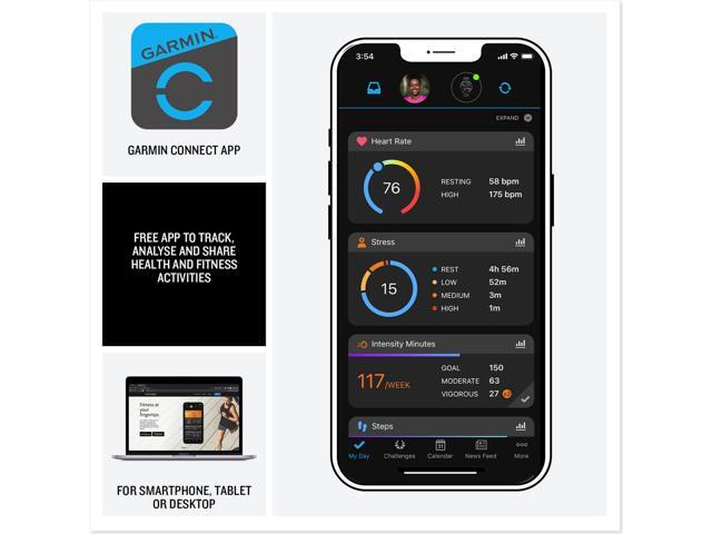 Garmin - vívoactive 5 GPS Smartwatch 42 mm Fiber-reinforced polymer - Slate Aluminum and Black - (2023) - image 10