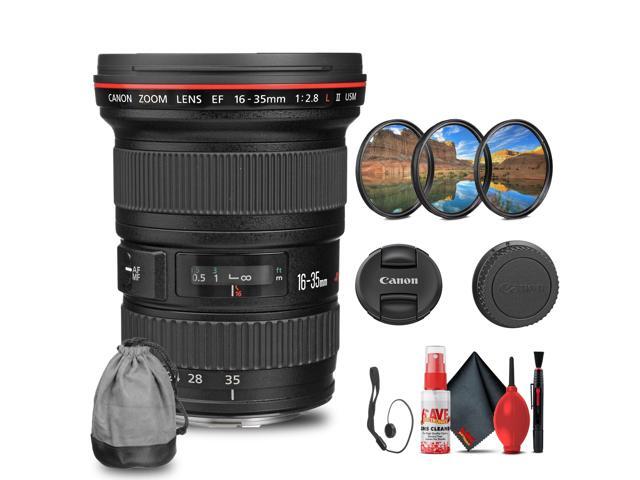 Canon EF 16-35mm f/2.8L II USM Lens with Filter kit + Cleaning Kit + Cap Keeper