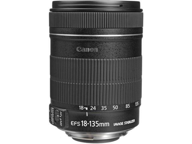 Canon EF-S 18-135mm f/3.5-5.6 IS Lens w Filter Kit Cleaning Kit + More (International Version)