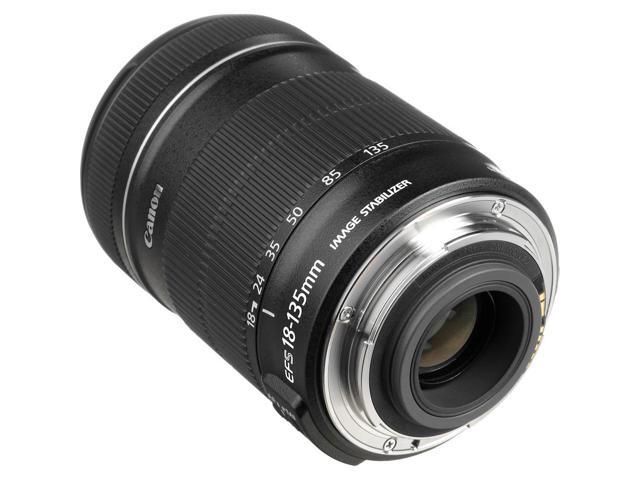 Canon EF-S 18-135mm f/3.5-5.6 IS Lens w Filter Kit Cleaning Kit + More (International Version)