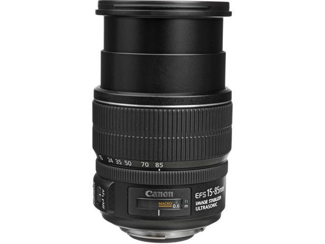 Canon EF-S 15-85mm f/3.5-5.6 IS USM Lens w Filter Kit + Cleaning Kit + More (International Version)