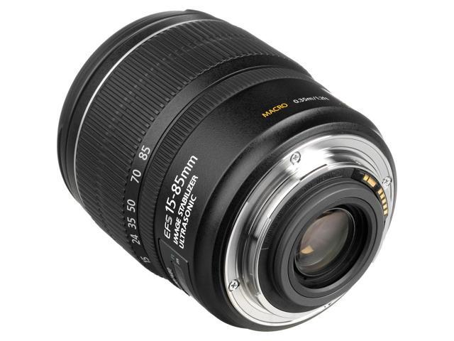 Canon EF-S 15-85mm f/3.5-5.6 IS USM Lens w Filter Kit + Cleaning Kit + More (International Version)