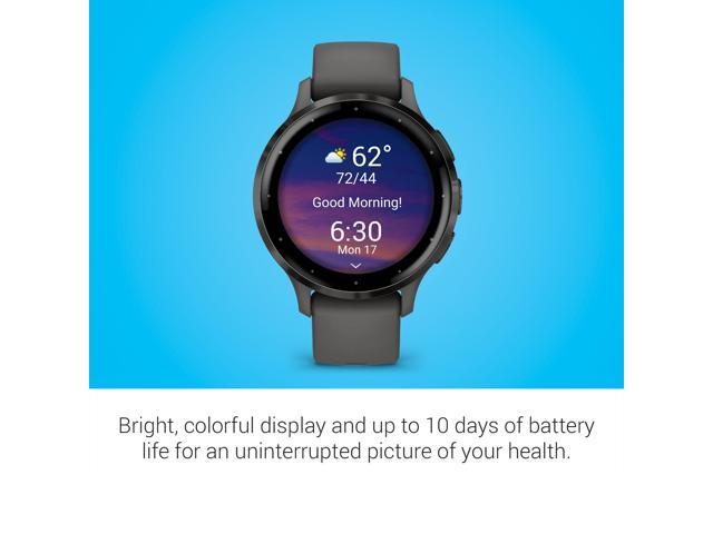 Garmin - Venu 3S GPS Smartwatch 41 mm Fiber-reinforced polymer - Stainless Steel and Pebble Gray - (2023) - image 5