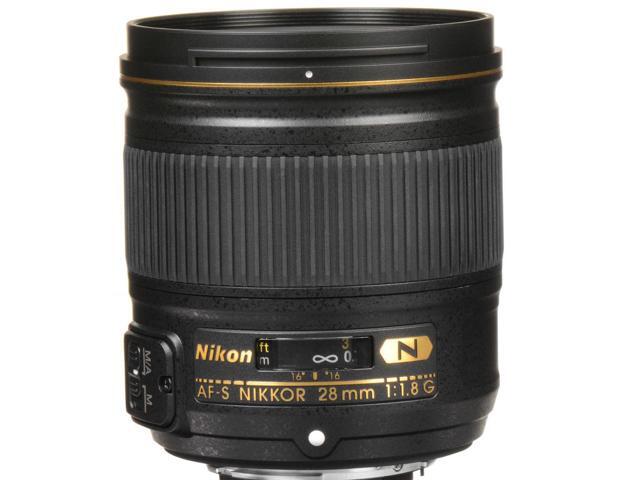Nikon AF-S NIKKOR 28mm f/1.8G Lens (2203) + Filter Kit + Cap Keeper + Cleaning Kit - Bundle