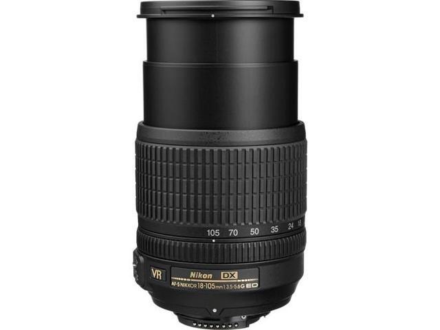 Nikon AF-S DX NIKKOR 18-105mm f/3.5-5.6G ED VR Lens (2179) + Filter Kit + Cap Keeper Bundle (International Version)