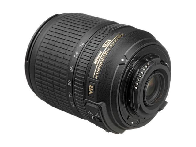 Nikon AF-S DX NIKKOR 18-105mm f/3.5-5.6G ED VR Lens (2179) + Filter Kit + Cap Keeper Bundle (International Version)