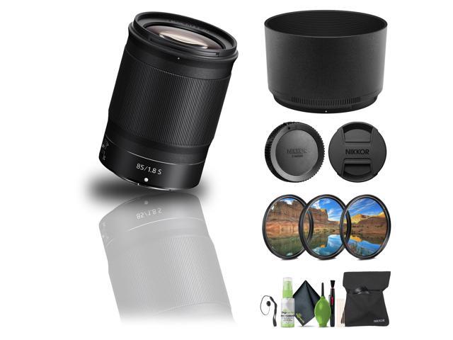 NIKKOR Z 85mm f/1.8 S Telephoto Lens for Nikon Z Cameras (20090) + Filter Kit - Bundle