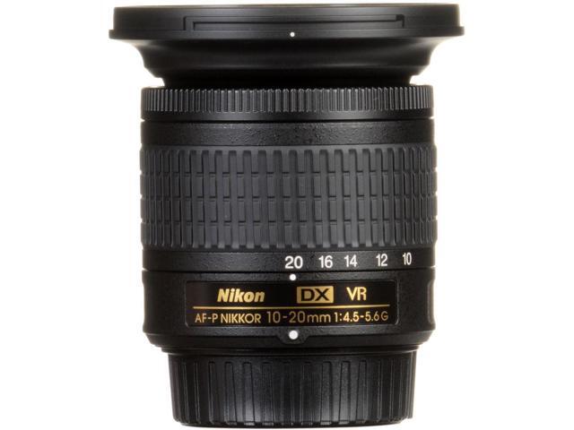 Nikon - AF-P DX NIKKOR 10-20mm f/4.5-5.6G VR Wide-Angle Zoom Lens - Bundle