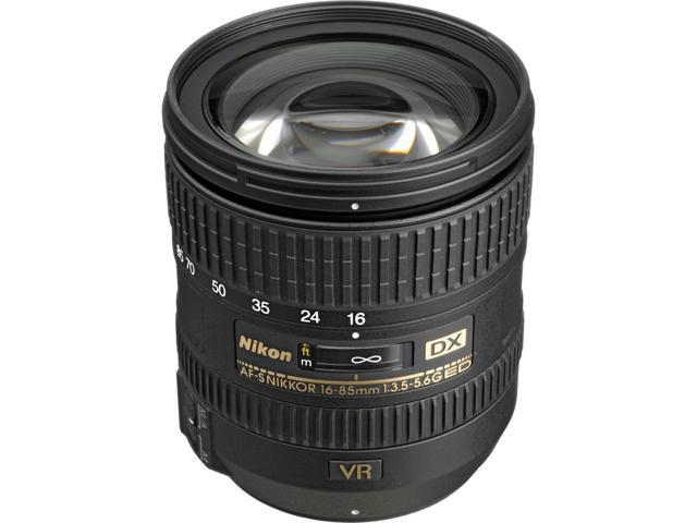 Nikon AF-S DX NIKKOR 16-85mm f/3.5-5.6G ED VR Lens (2178) + Filter Kit + Cap Keeper - Bundle