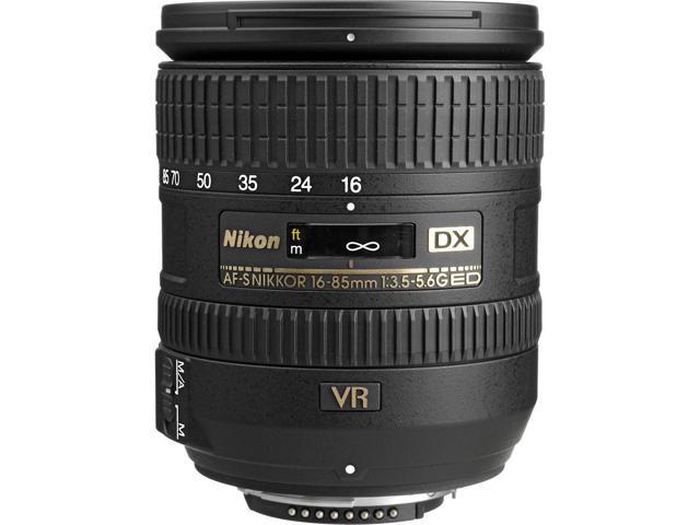 Nikon AF-S DX NIKKOR 16-85mm f/3.5-5.6G ED VR Lens (2178) + Filter Kit + Cap Keeper - Bundle