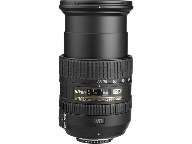 Nikon AF-S DX NIKKOR 16-85mm f/3.5-5.6G ED VR Lens (2178) + Filter Kit + Cap Keeper - Bundle