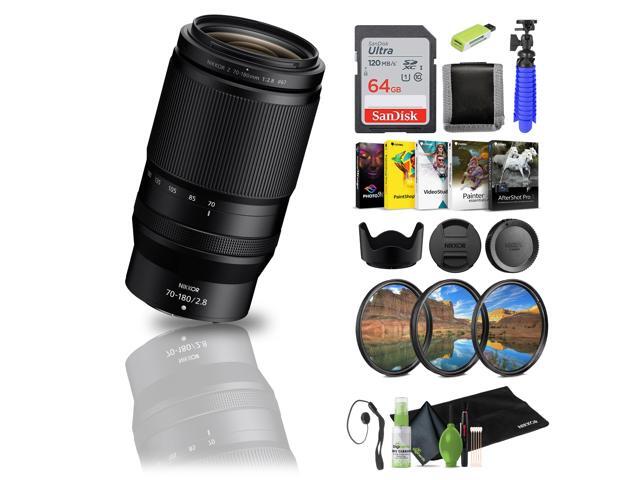 Nikon - NIKKOR Z 70-180mm f/2.8 Standard Zoom Lens for Z Mount Cameras (20120) - Bundle
