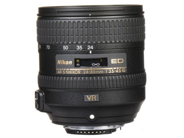 Nikon AF-S NIKKOR 24-85mm f/3.5-4.5G ED VR Lens (2204) + Filter Kit + Cap Keeper - Bundle
