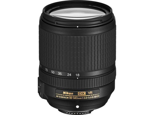 Nikon AF-S DX NIKKOR 18-140mm f/3.5-5.6G ED VR Zoom Lens (2213) + Filter Kit Bundle (International Version)
