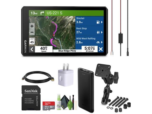 Garmin Zumo XT2 All-Terrain Motorcycle Navigator, Visual Route Planner - Bundle