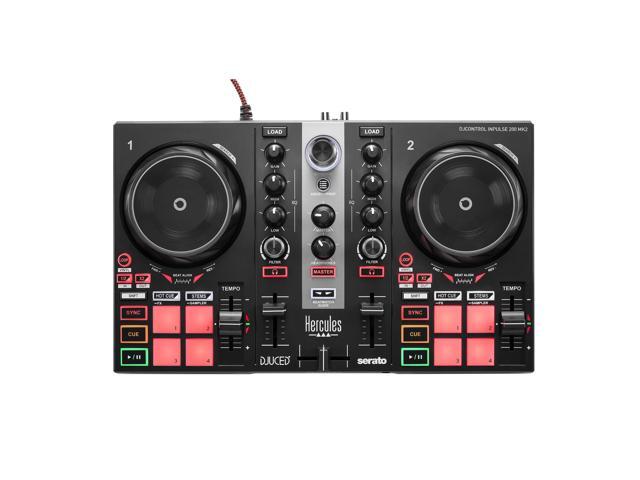 Hercules DJLearning Kit MK II including the DJ Inpulse 200 MK II controller, HD45 headphones and DJ Monitor 32 speakers