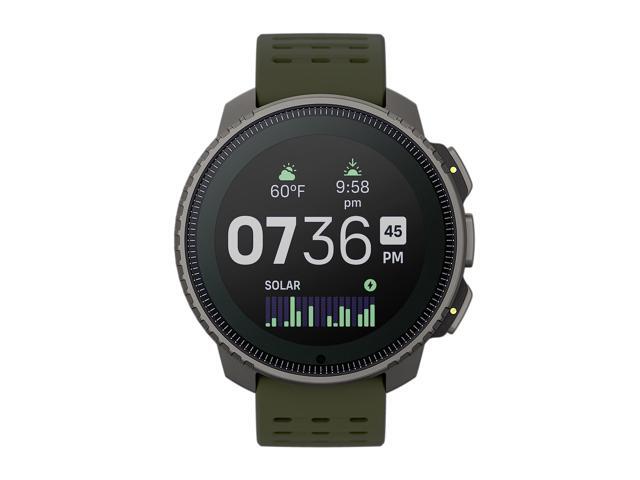 SUUNTO Vertical: Adventure GPS Watch, Large Screen, Offline Maps, Solar Charging - Titanium/Forest