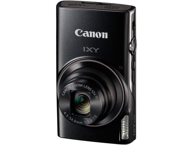 Canon Compact Digital Camera IXY 650 12x Optical Zoom IXY650 - Black - Bundle