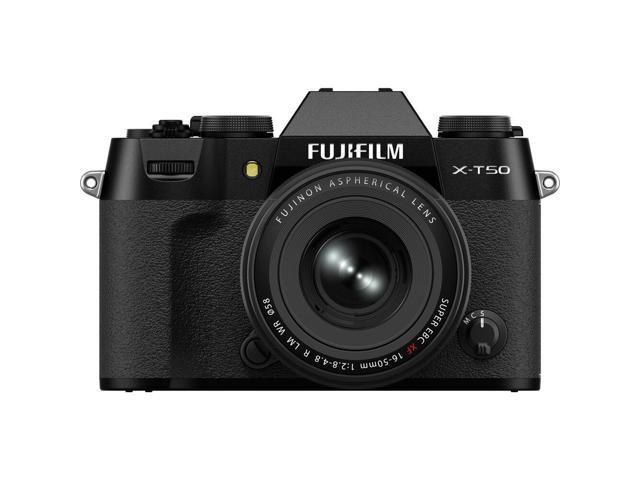 Fujifilm X-T50 Mirrorless Digital Camera XF16-50mm + More Accessories - Black