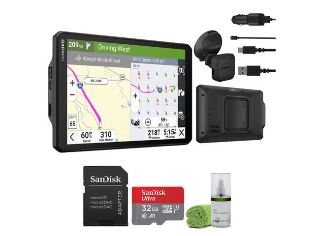 Garmin dezl OTR820, Large, Easy-to-Read 8 GPS Truck Navigator Bundle