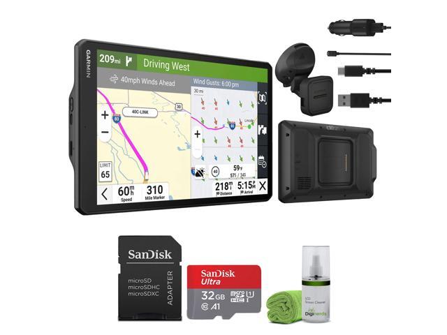 Garmin dezl OTR1020, Extra-Large, Easy-to-Read 10 GPS Truck Navigator Bundle