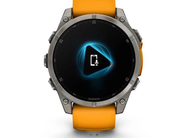 Garmin - fēnix 8 AMOLED Sapphire GPS Smartwatch 47mm Fiber-reinforced polymer - Titanium - (2024) - image 5