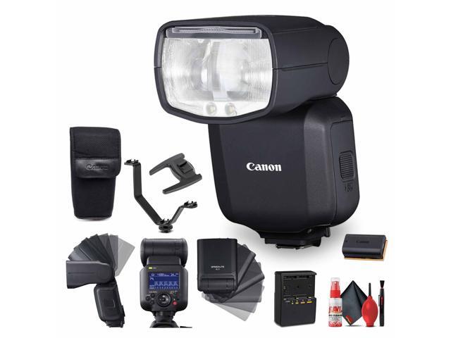 Canon Speedlite EL-5 Flash (5654C002) + Charger + Triple Shoe V Bracket + More Bundle