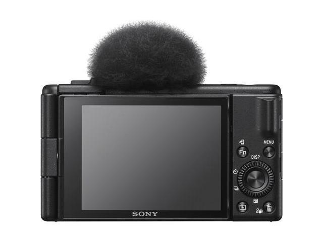 Sony ZV-1F Vlogging Camera (Black) (ZV1F/B) + Case + 64GB Card + Tripod + More