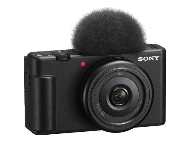 Sony ZV-1F Vlogging Camera (Black) (ZV1F/B) + Case + 64GB Card + Tripod + More