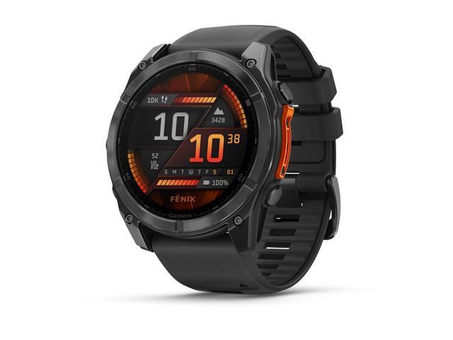 Garmin - fēnix 8 AMOLED  GPS Smartwatch 51mm Fiber-reinforced polymer - Slate Gray - (2024) - image 9
