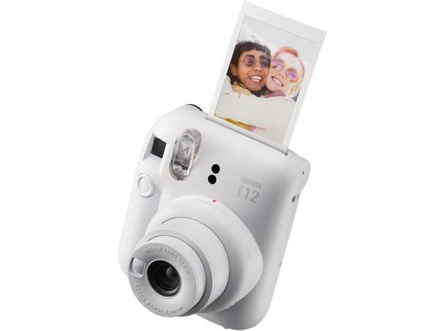 FUJIFILM INSTAX MINI 12 Instant Film Camera with Instant Film - Clay White