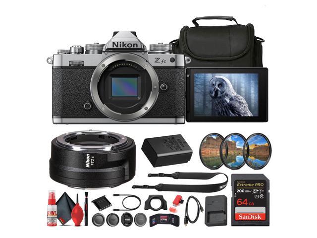 Nikon Z fc DX-Format Mirrorless Camera + Nikon FTZ II Mount Adapter + More
