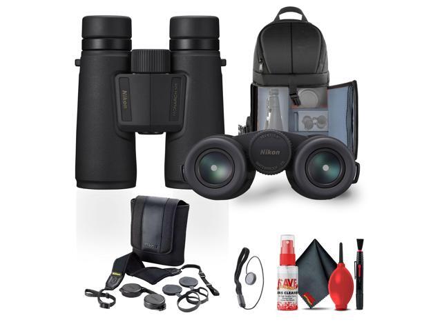 Nikon 10x42 Monarch M5 Roof Prism Waterproof, Fogproof, Lightweight Binoculars (Black) + More