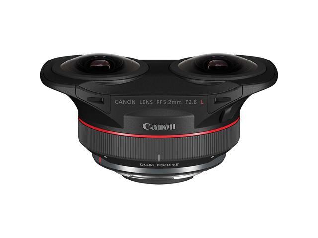 Canon RF 5.2mm f/2.8 L Dual Fisheye 3D VR Lens + Sling Backpack + Cleaning Kit + More