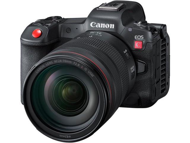 Canon - EOS R5 C 8K Video Mirrorless Cinema Camera with RF24-70 f/2.8 L IS USM Lens - Black - image 4