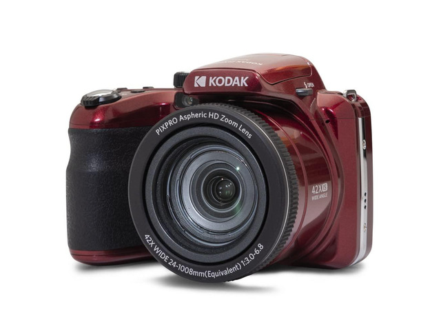 PIXPRO AZ425 20MP Digital Camera, 42x Optical Zoom, OIS, Red 1080p Full HD Video, 24mm Wide Angle Lens, 3 Inch LCD, Bridge Camera, Li-Ion...