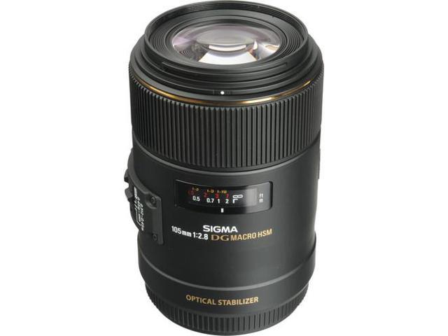 Sigma 105mm f/2.8 EX DG OS HSM Macro Lens for Canon Bundle
