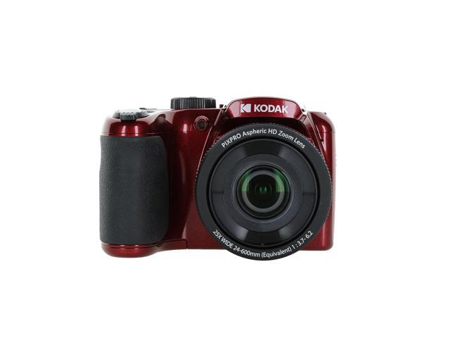 Kodak Pixpro AZ255 Digital Camera in Red (AZ255RD) Bundle with Accessories