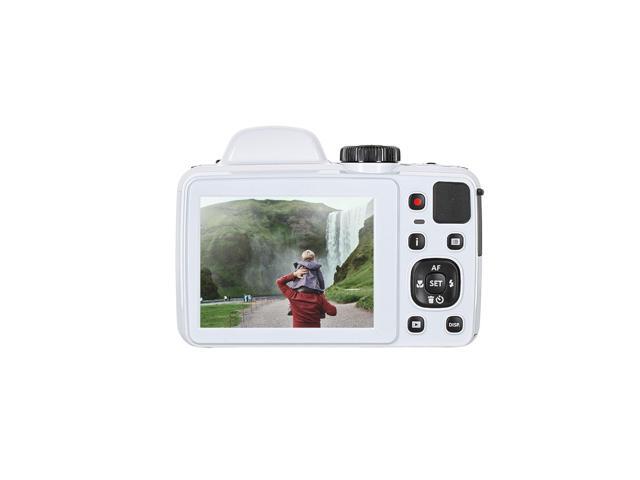 Kodak Pixpro AZ405 Digital Camera in White (AZ405WH) Bundle with Accessories