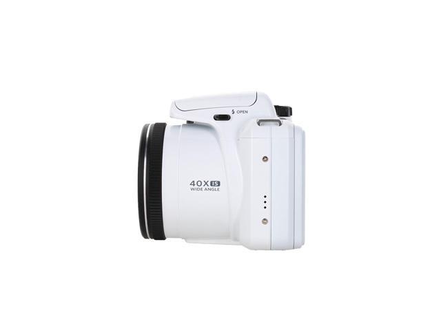Kodak Pixpro AZ405 Digital Camera in White (AZ405WH) Bundle with Accessories