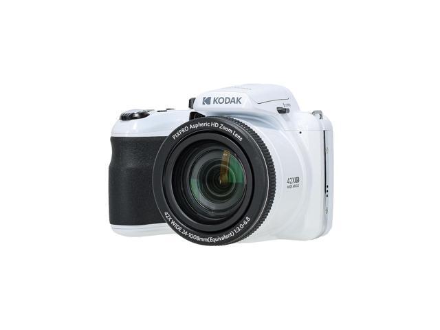 KODAK PIXPRO AZ425 20MP Digital Vlogging Camera +32GB Memory Card + More (White)
