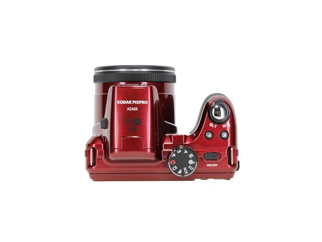 KODAK PIXPRO AZ425 20MP Digital Vlogging Camera +64GB Memory Card + More (RED)