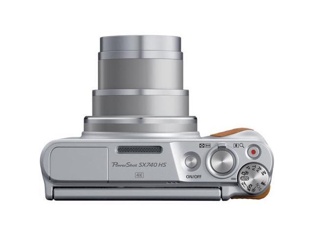 Canon PowerShot SX740 HS Digital Camera (Silver) (2956C001) + 64GB Card + More