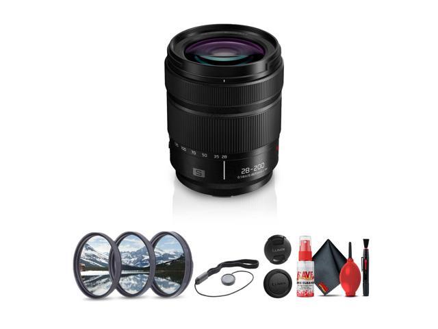 Panasonic Lumix S 28-200mm f/4-7.1 MACRO O. I.S. Lens (L-Mount) + Lens Filter Kit + More
